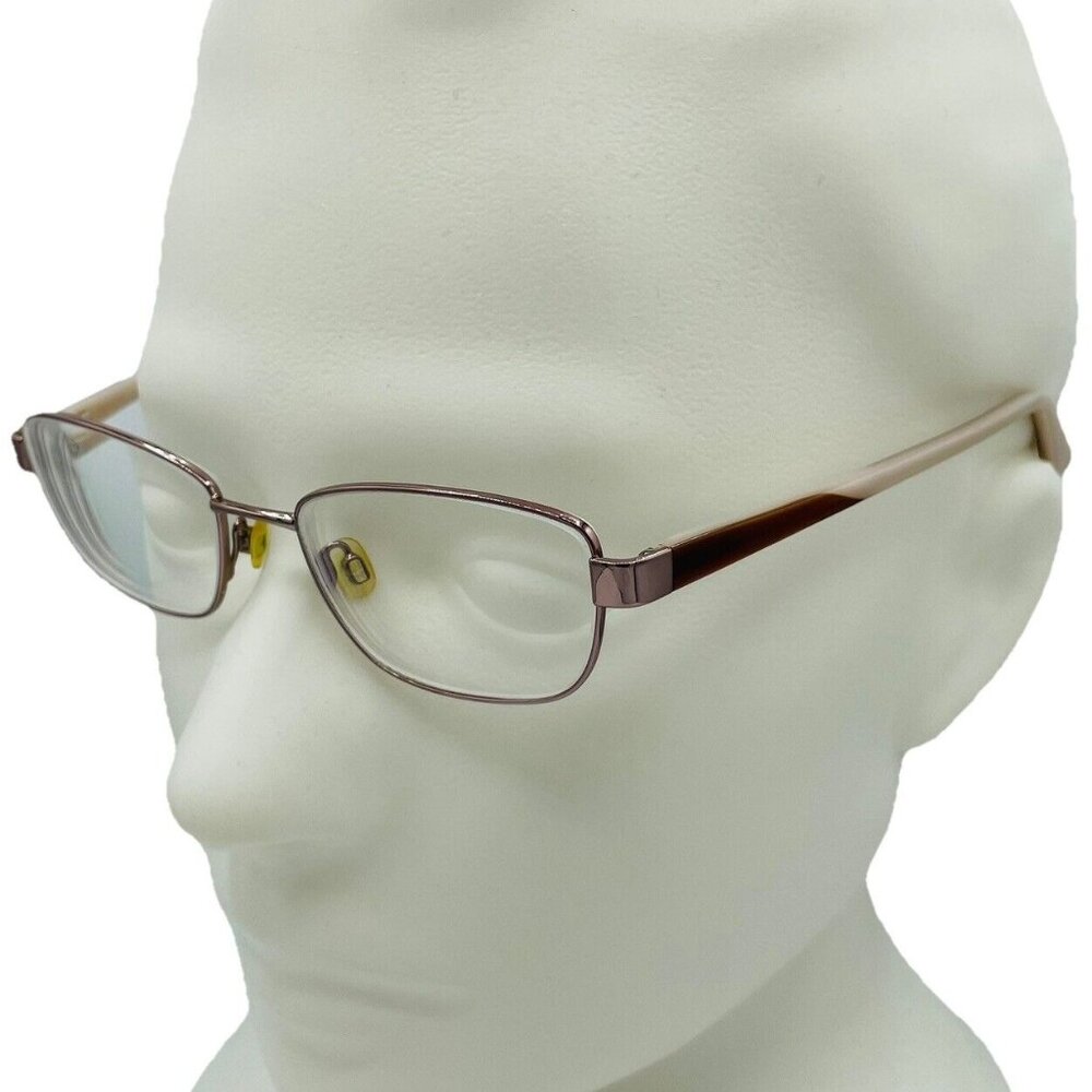 Genesis Altair Eyeglasses Frames Only G5036 601 Rose Gold Pink Cat Eye